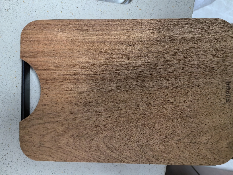 苏泊尔(SUPOR)乌檀木整木砧板实木案板面板擀面板切菜板30cm BW302025AC1晒单图