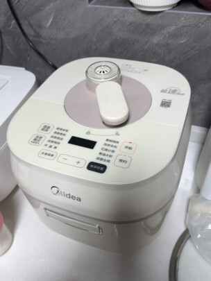 美的(Midea)速嫩感电压力锅 8分钟一道菜 WIFI智控家用5L顶置触控 自动排气 精钢厚釜 高压锅MY-C567N晒单图