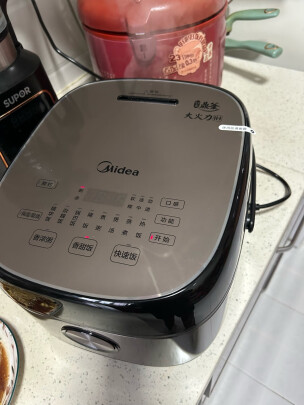 美的(Midea)电饭煲MB-HS4075 电饭锅24H智能预约IH电磁加热触摸操控一键香浓粥4L电饭煲(精钢鼎釜内胆)晒单图