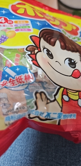 [8支]不二家棒棒糖50g袋装水果口味休闲儿童零食棒棒糖晒单图