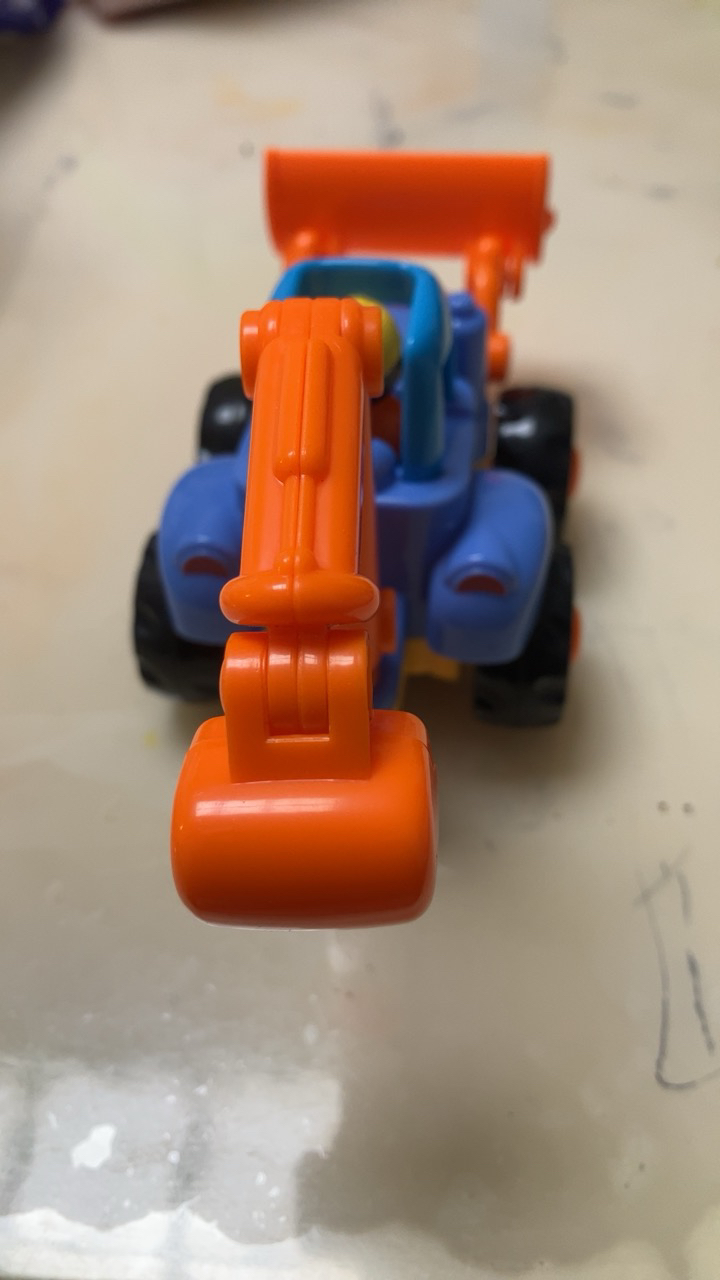 汇乐玩具 快乐工程队 推土车 326A 惯性动力工程车男孩玩具儿童塑料车模 单只装 颜色随机晒单图