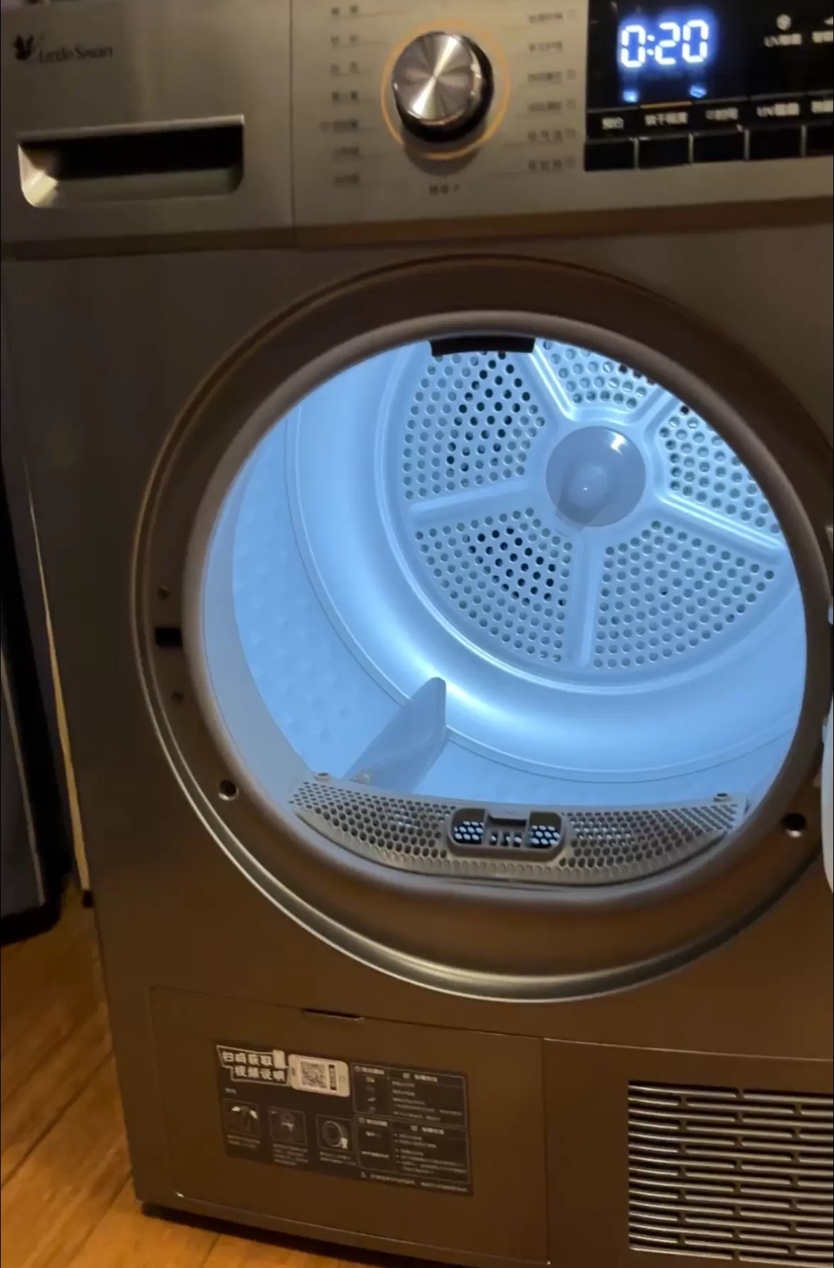 小天鹅(LittleSwan)洗烘套装滚筒全自动洗衣机热泵烘干机洗烘机组合低温柔烘紫外线除菌除螨vc62+vch032晒单图
