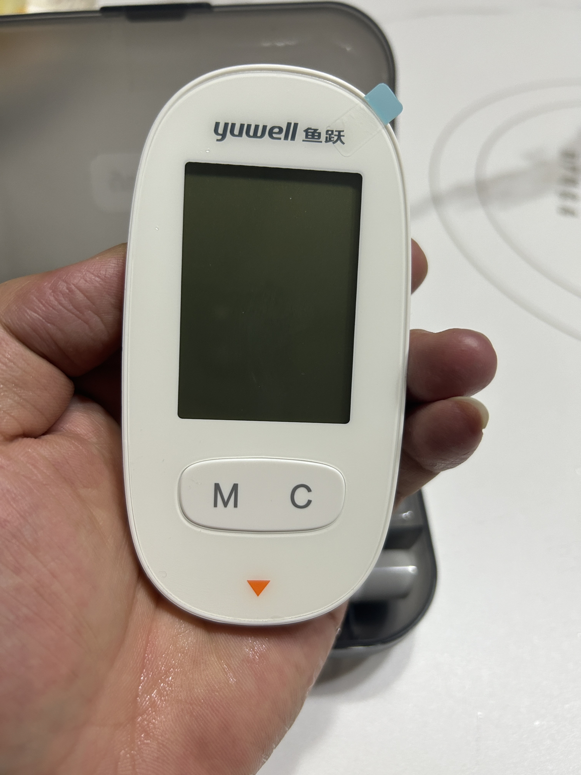 鱼跃(YUWELL)血糖仪 家用智能免调码590 血糖仪器(1+150)套装晒单图