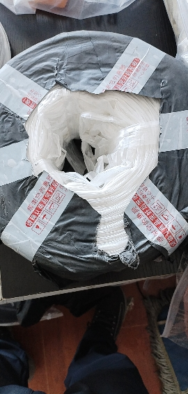 全新料塑料绳子捆扎绳闪电客打包绳包装绳撕裂膜带球绳扎口绳 白色新料粗绳约5斤晒单图