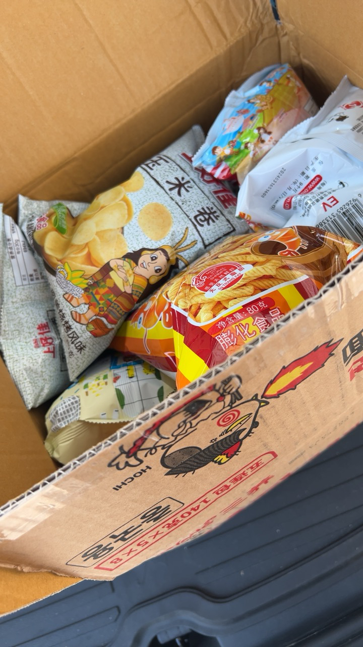 上好佳鲜虾片80g*2包膨化休闲零食儿童怀旧食品小吃晒单图