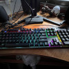 HP/惠普GK100 机械键盘游戏键盘吃鸡背光键盘笔记本办公网吧赛博朋克有线外接104全键混光茶轴晒单图