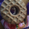 [30包]真巧 酱芯曲奇饼干独立小包早餐糕点夹心饼干零食巧克力味草莓味随机发货约300克晒单图