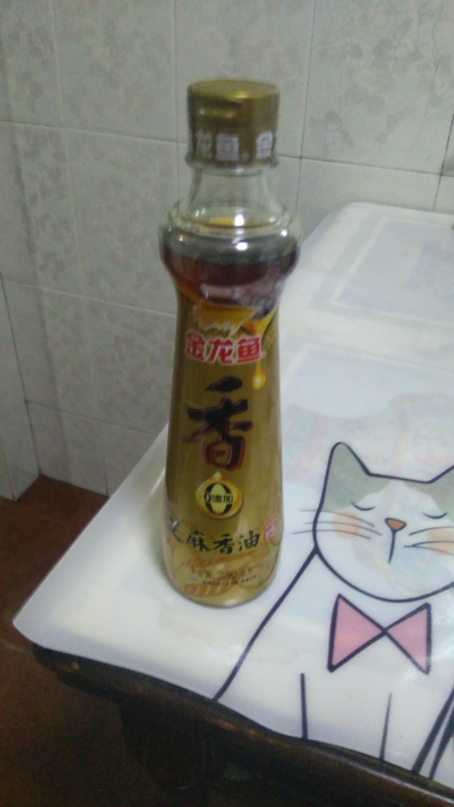 金龙鱼纯芝麻香油380ml大瓶装赠花椒油70ml*2小瓶芝麻油晒单图