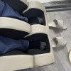 德国康仕坦电动按摩椅838-3ES正品太空舱定时功能揉捏按摩家用全自动全身智能老人椅支持脚底按摩高级PU皮质蓝色晒单图