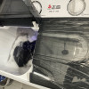 志高(CHIGO) 10公斤容量 家用半自动双桶双缸波轮洗衣机(茶色) 洗脱两用小型非全自动(蓝光款)晒单图