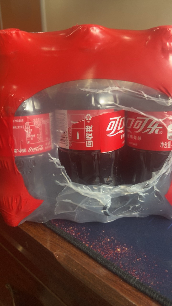 可口可乐碳酸饮料经典口味可乐小瓶装汽水300ml*6瓶苏宁宜品推荐晒单图