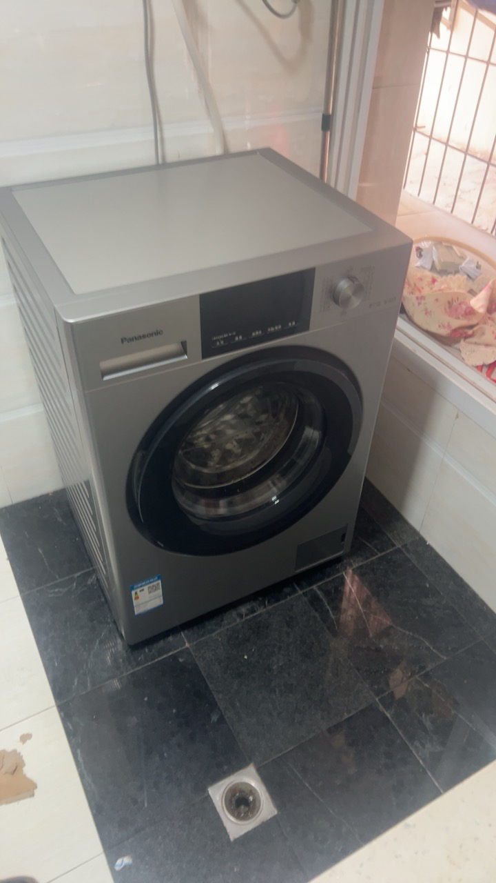 松下10KG全自动滚筒洗衣机新一代温水泡沫净家用变频晒单图