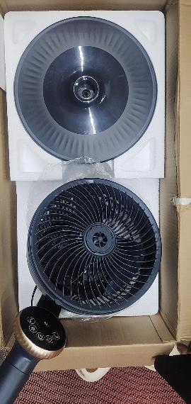 奥克斯(AUX)电风扇家用空气循环扇节能遥控定时夜灯办公室立式三叶落地扇AFS-20A-X1RC晒单图
