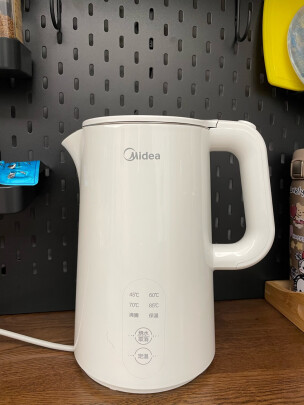 美的(Midea)电热水壶家用泡茶智能恒温烧水壶保温一体全自动不锈钢开水壶MK-SH15X301-PRO晒单图