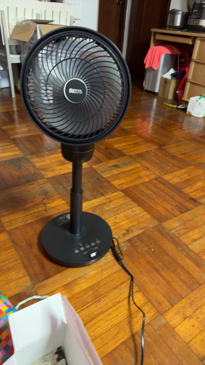日本西哲Sezze电风扇空气循环扇家用台式迷你空调扇遥控涡轮对流落地扇晒单图