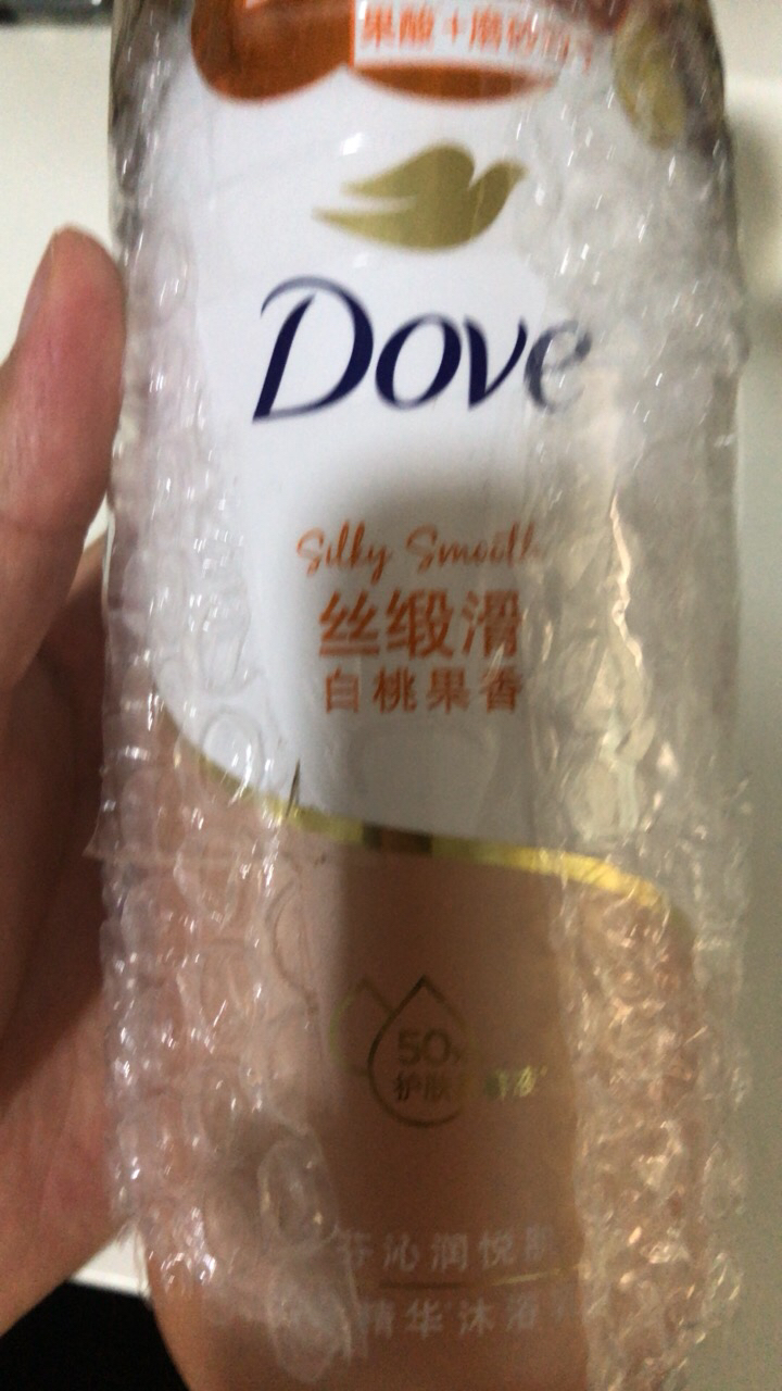 多芬(Dove)多芬精华沐浴露500g 丝缎滑 白桃果香晒单图