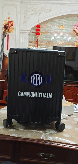 国际米兰足球俱乐部20冠定制款国米冠军行李箱20寸登机箱拉杆箱晒单图