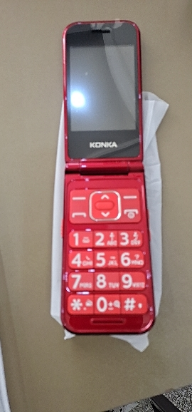 康佳 (KONKA)UK9 移动双屏 翻盖老人手机 大字 大声音 大按键 待机时间长 男女老年机学生备用功能机晒单图