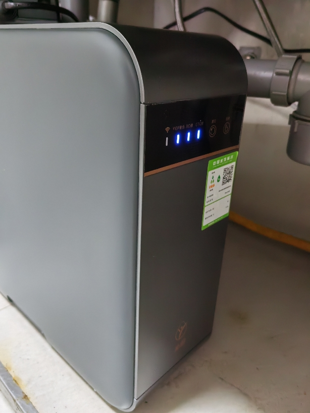 沁园净水器家用600G大通量直饮机过滤器自来水厨房三芯五级精滤长效RO膜净水器KRL5006晒单图