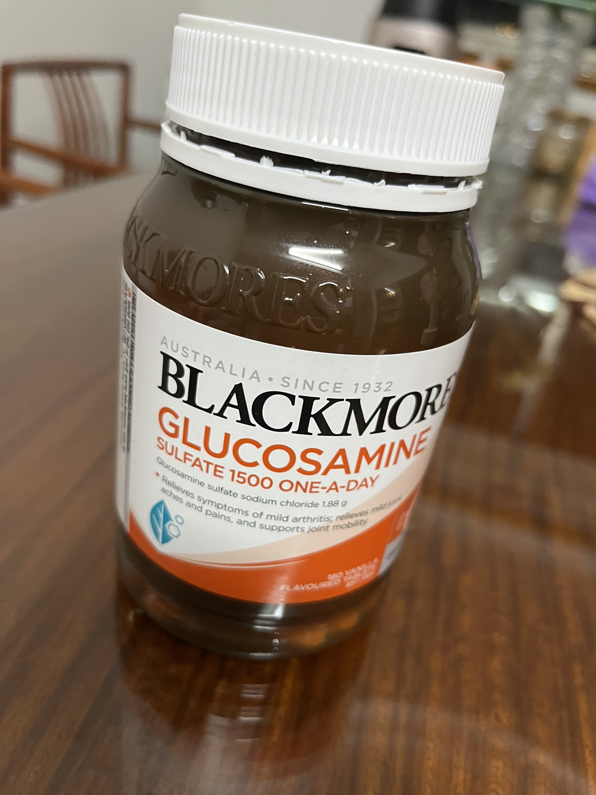 BLACKMORES 澳佳宝 维骨力葡萄糖胺 1500毫克 180片/瓶 澳洲进口 膳食营养补充剂 [新老包装随机]晒单图