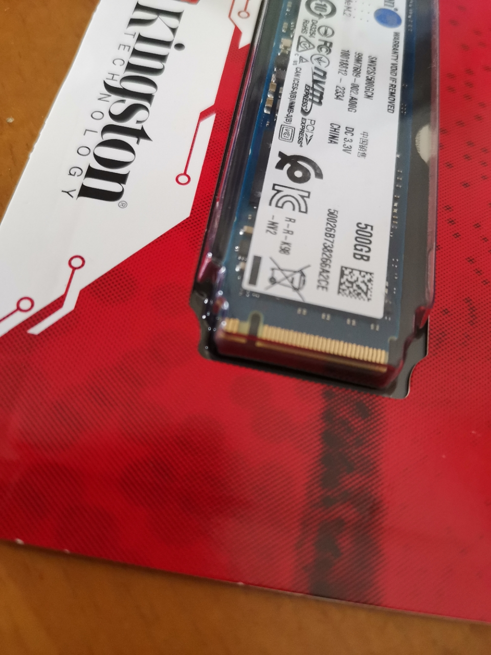 金士顿(Kingston) 500G SSD固态硬盘 M.2接口(NVMe协议) NV2系列PCIe 4.0兼容PCIe 3.0晒单图