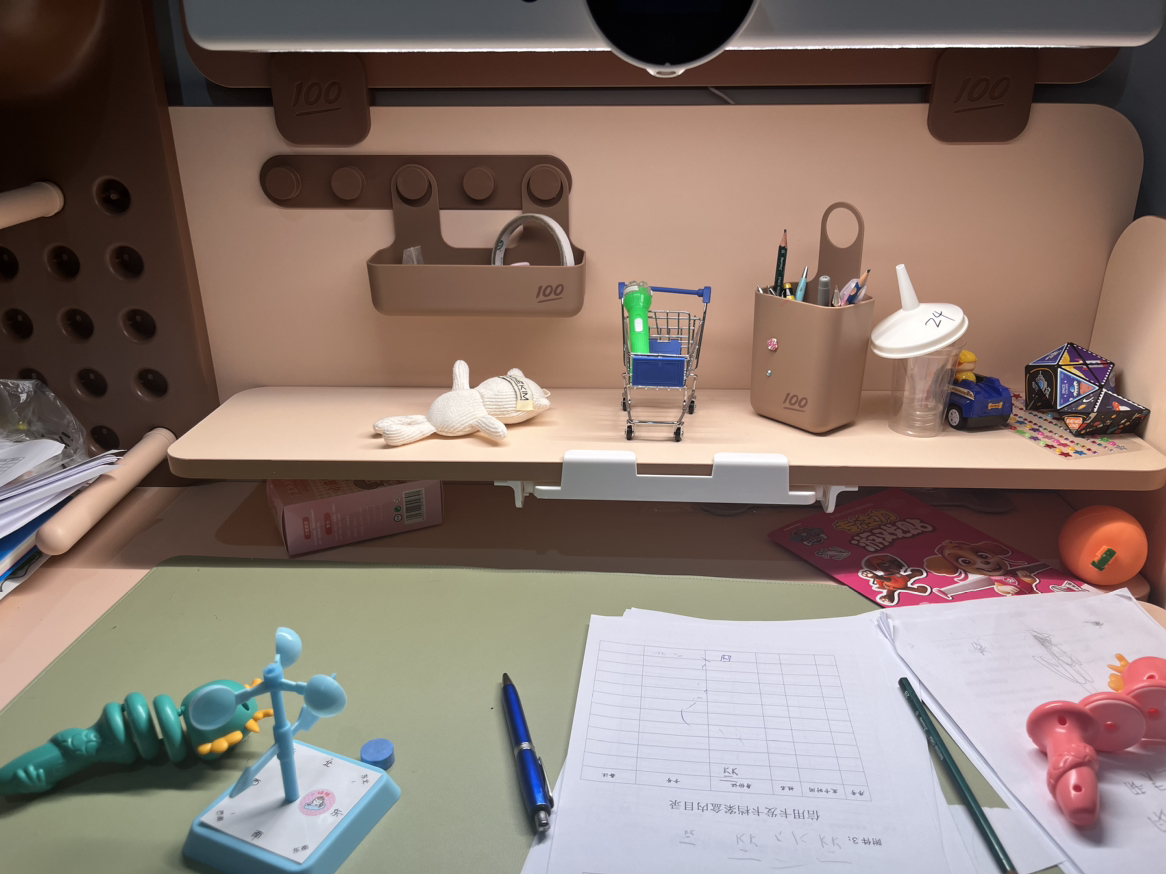 作业帮儿童书桌学习桌1.2米AI辅导家写字桌小学生家用桌椅升降桌子椅子套装晒单图