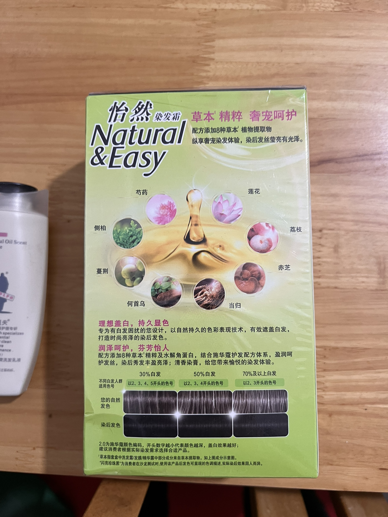 施华蔻(Schwarzkopf)怡然染发霜 2.0闪亮珍珠黑(健康遮白发 植萃护发发色持久)晒单图