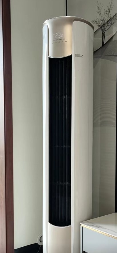 美的(Midea)空调锐静3匹p智能新一级全直流变频冷暖圆柱落地立式柜机客厅家用节能省电KFR-72LW/N8VHC1Ⅱ晒单图