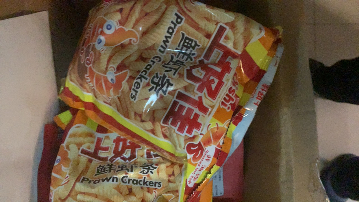 上好佳鲜虾条80g*3包膨化休闲零食儿童怀旧食品小吃晒单图