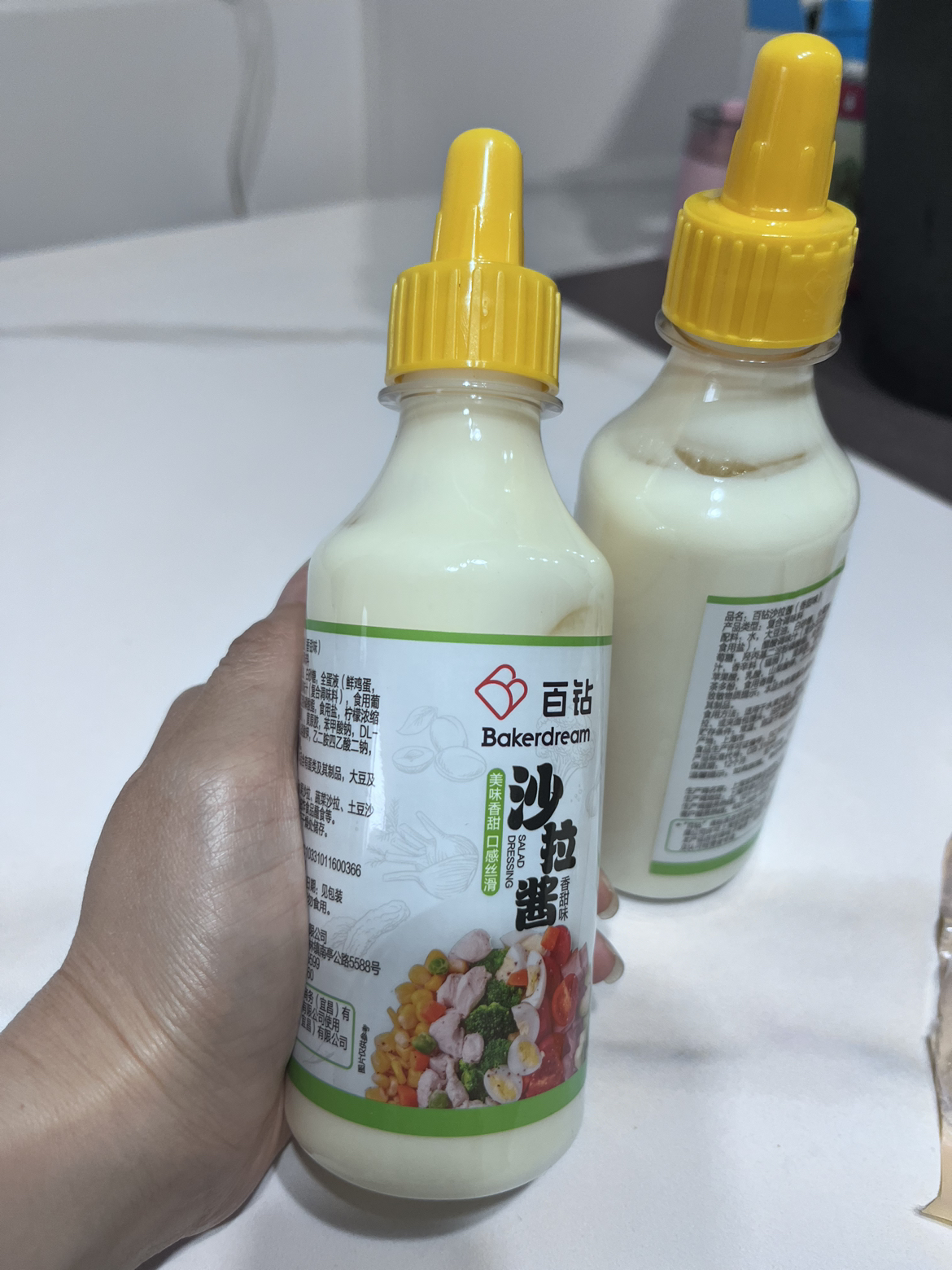 百钻沙拉酱 2瓶装 250g/瓶 水果蔬菜三明治寿司汉堡专用沙拉酱 舔碗晒单图