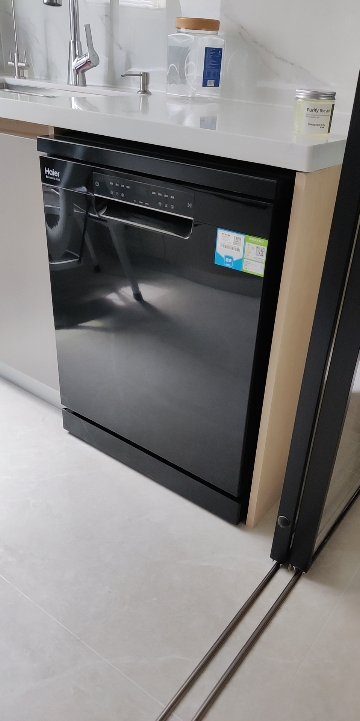 海尔(haier)洗碗机CN13家用智能开门速干除菌13套大容量全自动独立式嵌入式消毒型刷碗机80℃高温蒸汽可洗锅晒单图