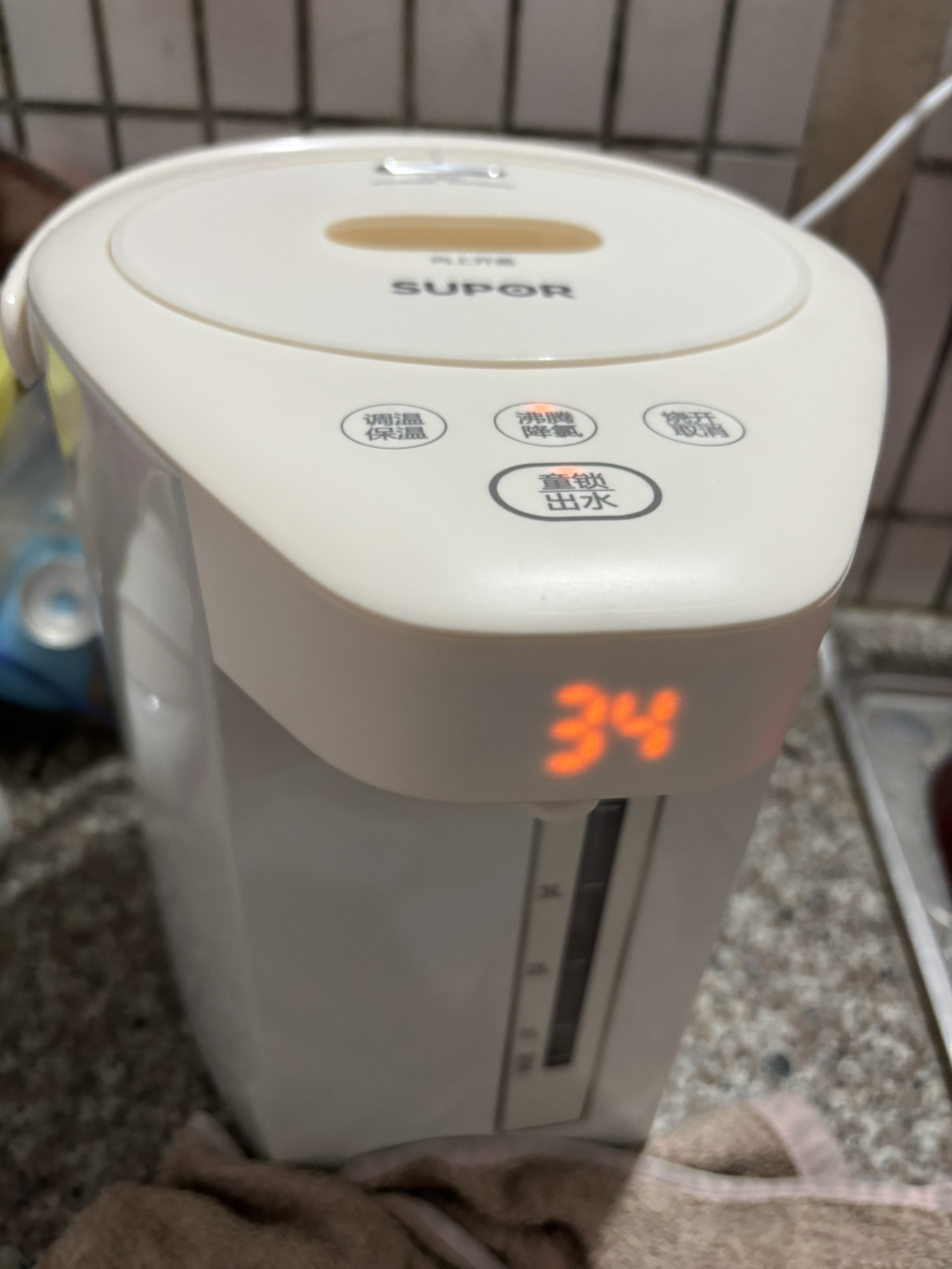 苏泊尔(SUPOR) 电热水瓶家用5L大容量大功率双模式煮水电热水壶保温水壶多段调温烧水器 SW-50T106晒单图