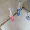 博朗(BRAUN)欧乐B(Oralb)电动牙刷 成人2D声波震动D100 樱花粉、清新蓝双支装晒单图