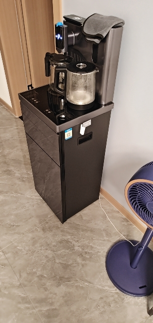 贝尔斯盾(BRSDDQ)饮水机家用茶吧机立式全自动下置水桶智能遥控无线充电桶装水冷热两用新品BRSD-16-CBJ温热晒单图