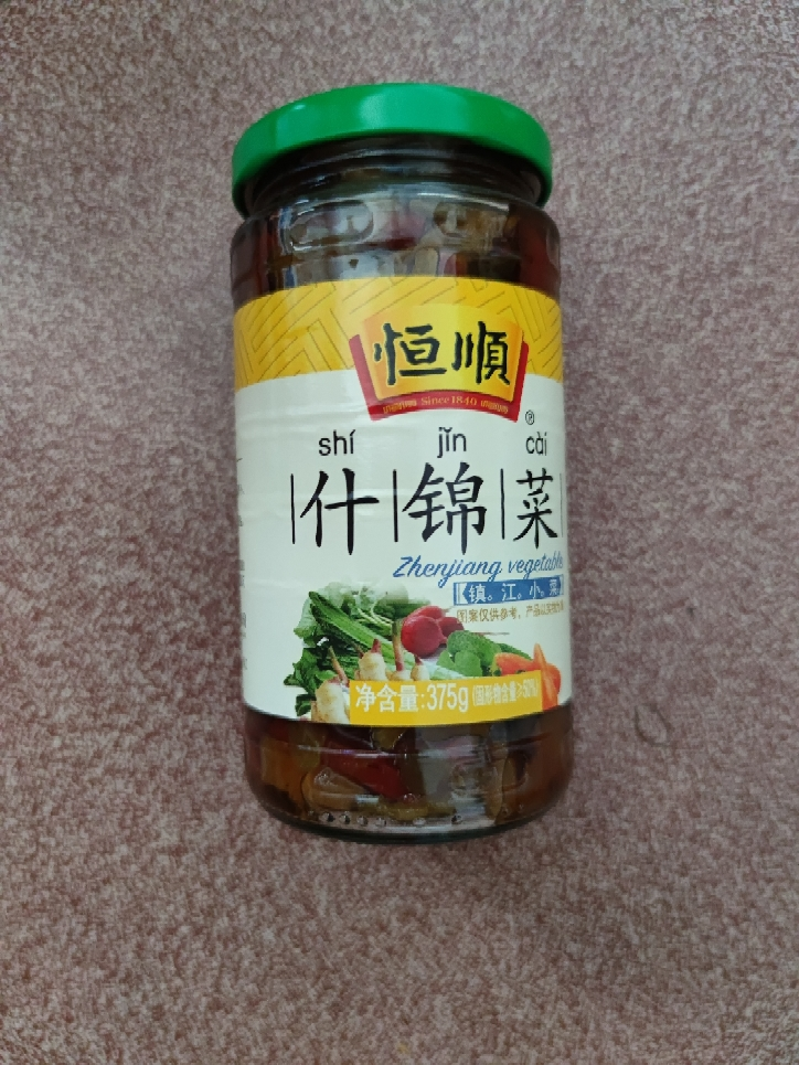 镇江馆 恒顺什锦菜375g 镇江特色酱菜 咸菜 腌制泡菜 下饭小菜晒单图