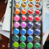 晨光APLN6566水彩颜料36色文具 固体水彩 可水洗美术颜料 含画笔绘画用品 初学者手绘水彩画颜料固体水彩晒单图