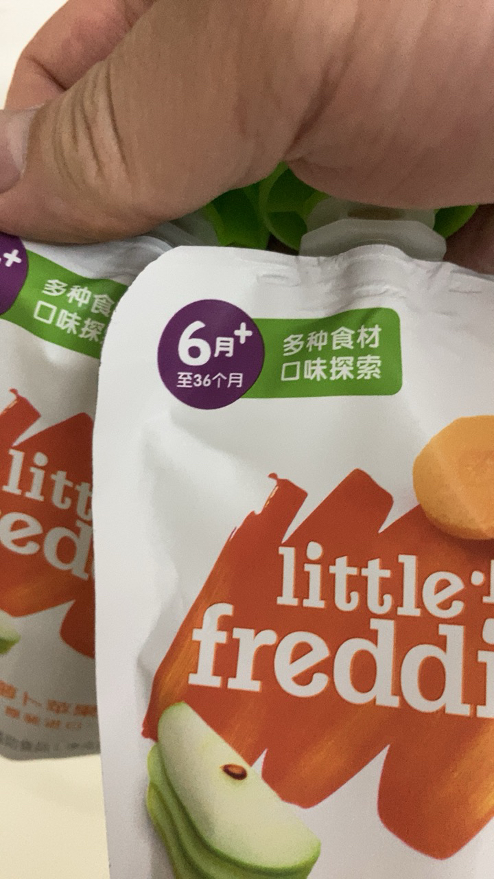 Little Freddie 小皮 胡萝卜苹果泥 100g晒单图