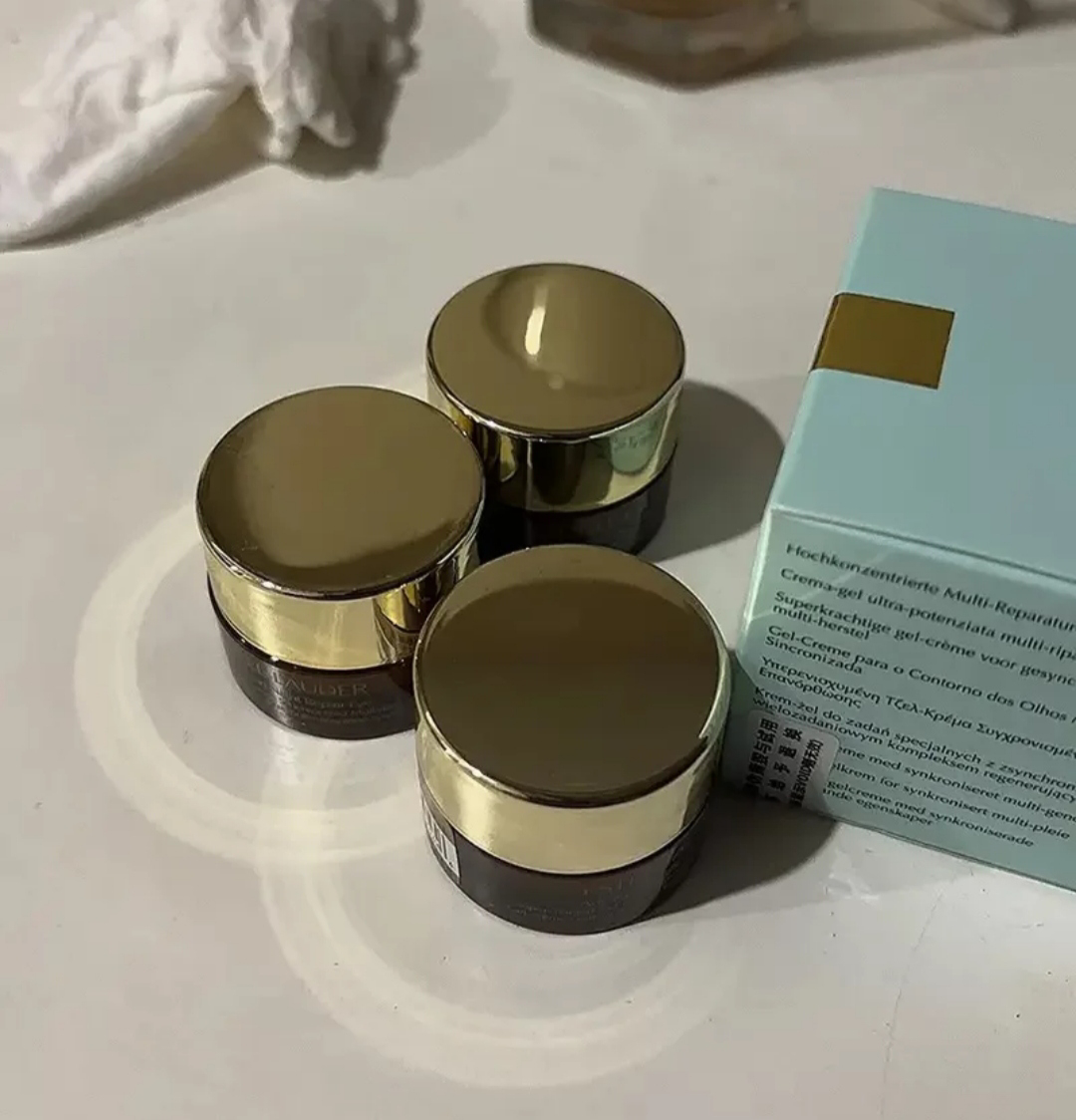 雅诗兰黛(Estee Lauder) 小棕瓶眼霜5ml小样 ANR抗蓝光特润修护淡化细纹去除黑眼圈 三瓶/装晒单图