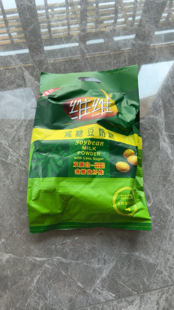 维维 双蛋白减糖豆奶粉 680g -单包晒单图