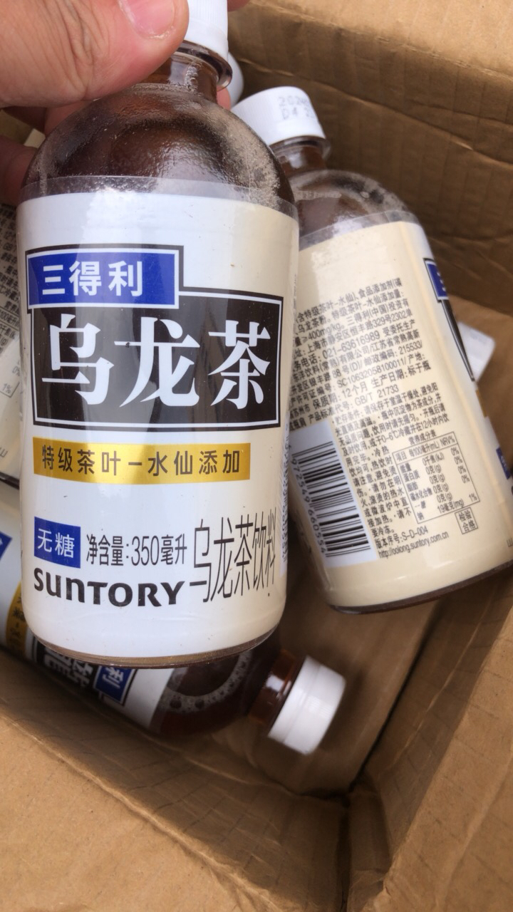 三得利无糖乌龙茶350ml*6瓶装茶饮料晒单图