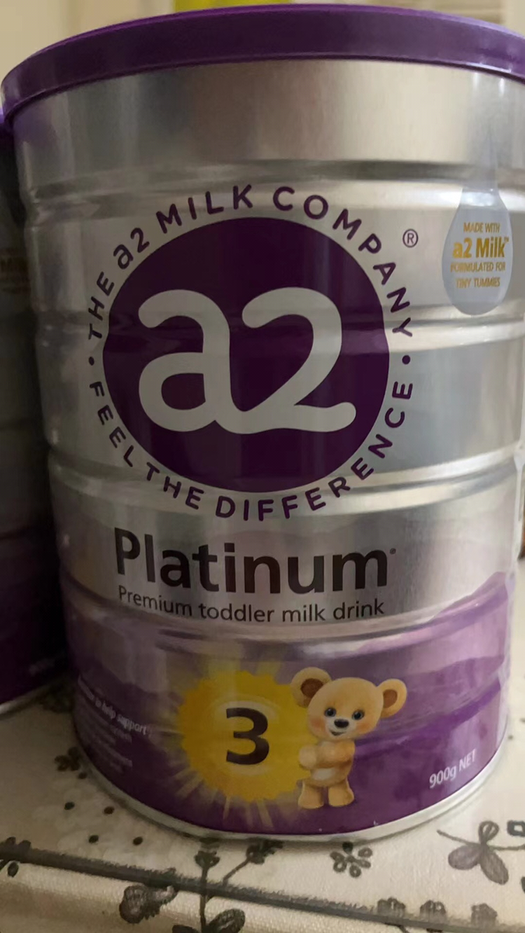 6罐装 | 澳洲a2 Platinum 白金版 幼儿配方奶粉3段 (1-3岁)900g/罐 新西兰原装进口晒单图