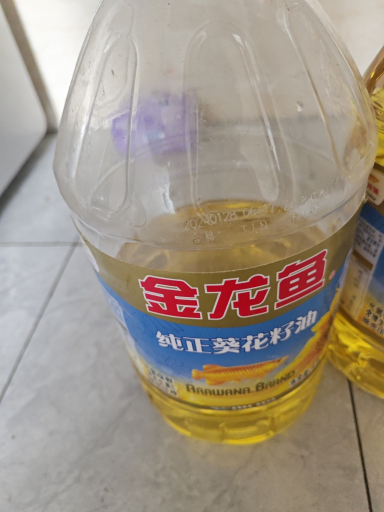 金龙鱼纯正葵花籽油4L物理压榨食用油家用炒菜烹饪植物色拉油 T晒单图