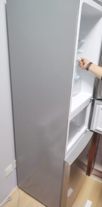 美的(Midea) 213升 三门三温家用小电冰箱冷藏冷冻大容量节能保鲜省电低音出租房BCD-213TM(E)晒单图