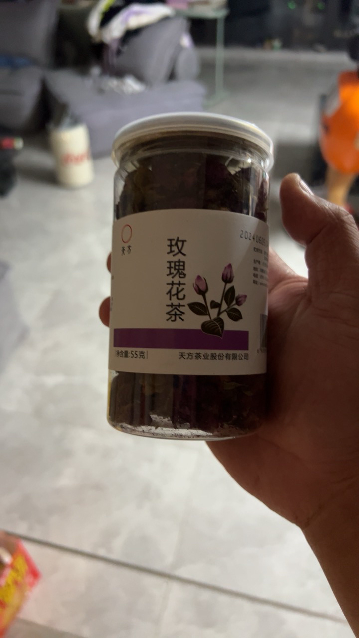 安徽天方55g罐装玫瑰花茶茶叶 小罐装玫瑰花干 花蕾 花草茶晒单图