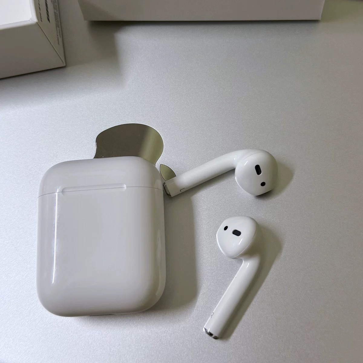 苹果/Apple Airpods2(配有线充电盒) 无线蓝牙耳机 适配iphone/ipad/Watch晒单图