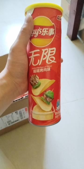 乐事 薯片桶装 104g*3桶 烤肉味晒单图