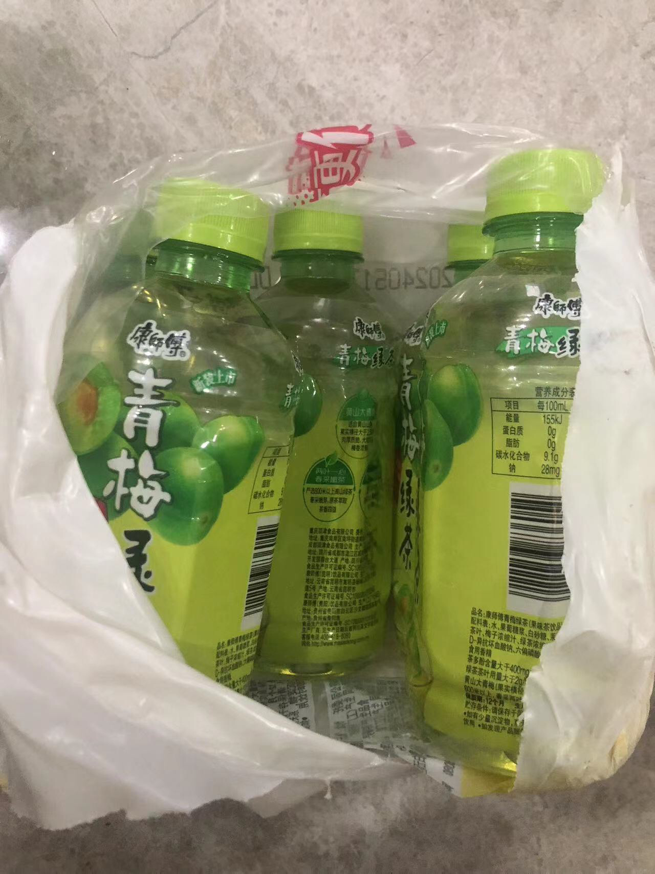 康师傅青梅绿茶330ml*6瓶晒单图