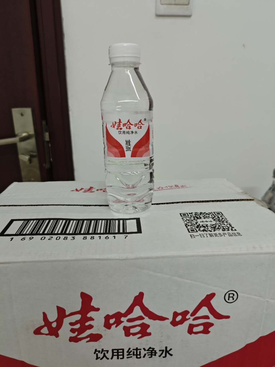 娃哈哈纯净水350ml*24瓶整箱便携装饮用水非矿泉水特价晒单图