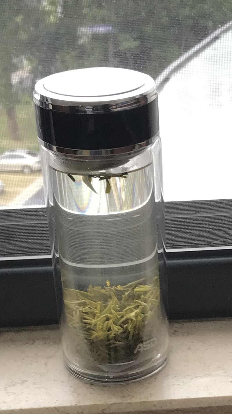 爱仕达(ASD)玻璃杯双层防烫高硼硅玻璃泡茶水杯子茶水分离雪晶·茗系列商务简约杯男士500ml RWB50B2J晒单图