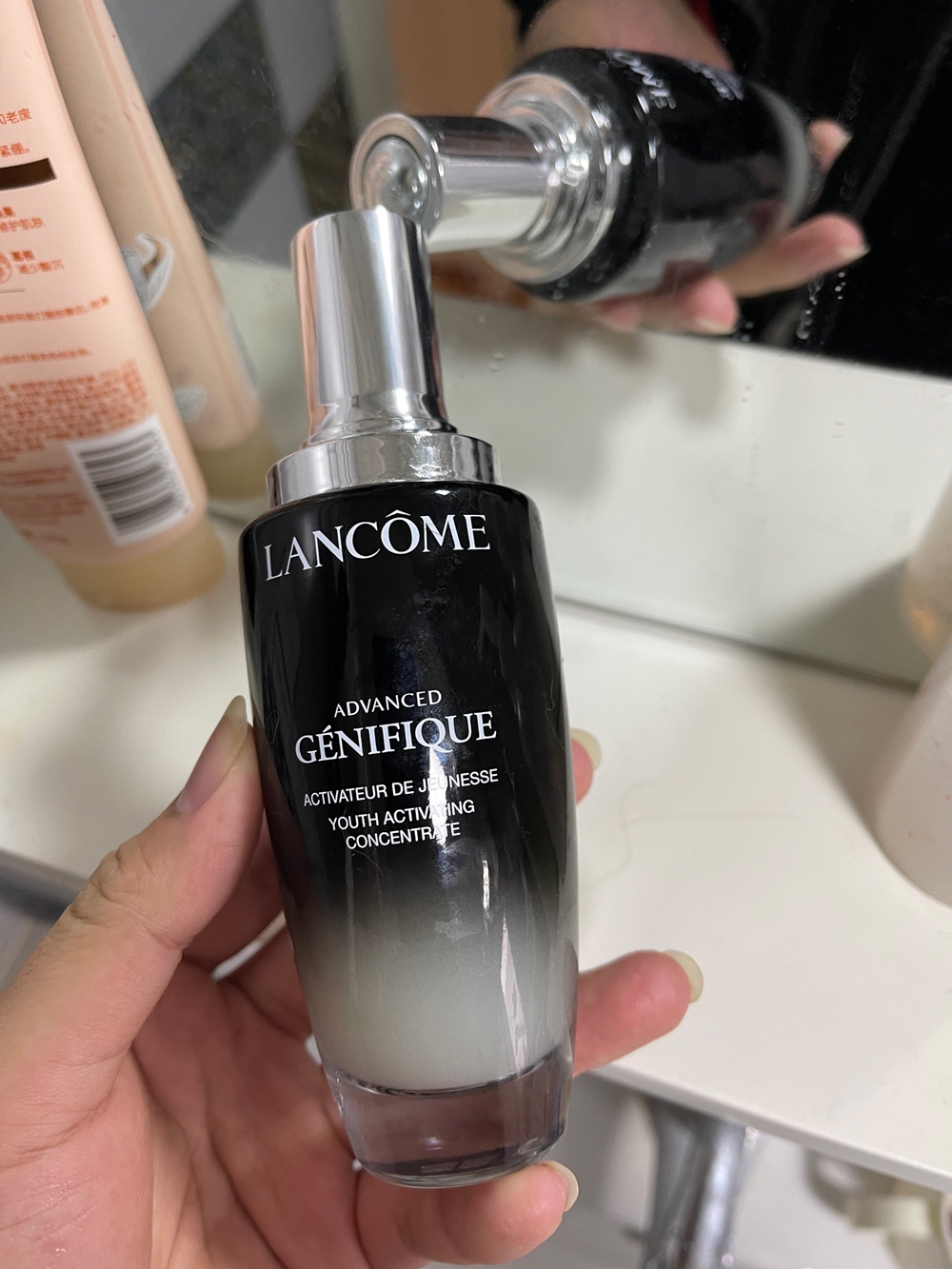 Lancome兰蔻第二代小黑瓶精华肌底液100ml保湿维稳修护紧致抗初老晒单图